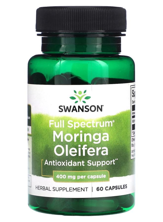 SWANSON مورينغا أوليفيرا كاملة الطيف 400 ملغ 60 كبسولة