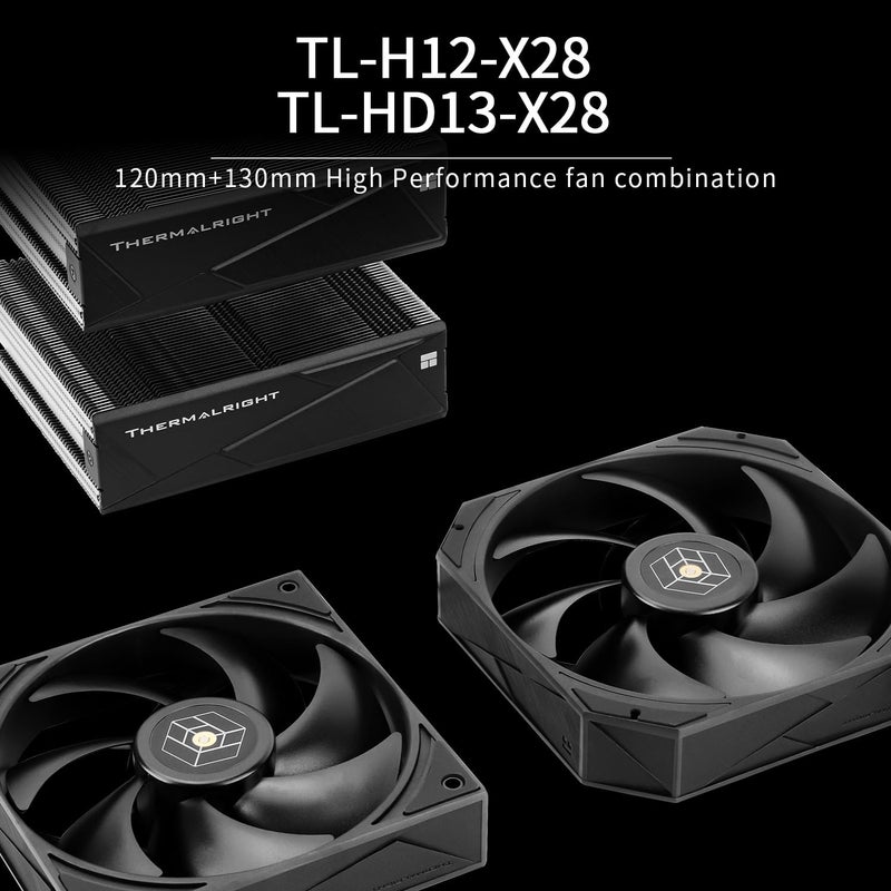 Thermalright Royal Pretor 130 CPU Air Cooler, Computer Double Towers Radiator, 6 Heat Pipes CPU Cooler, Dual PWM Fans,High Performance PC Cooler,for AM4/AM5;Intel 1851/1700/1150/1551/1200/2011 - Image 5