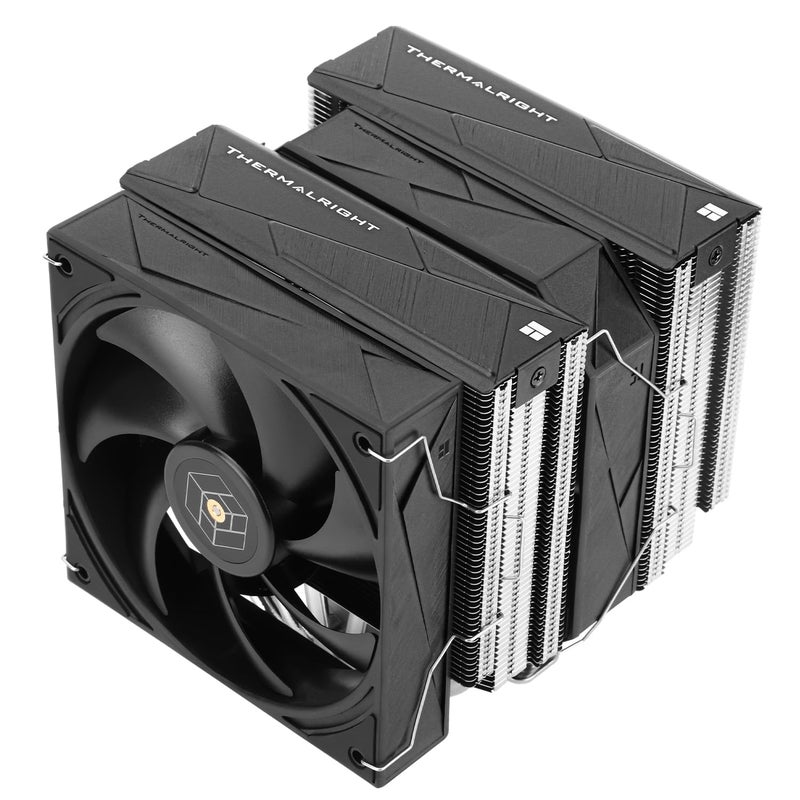 Thermalright Royal Pretor 130 CPU Air Cooler, Computer Double Towers Radiator, 6 Heat Pipes CPU Cooler, Dual PWM Fans,High Performance PC Cooler,for AM4/AM5;Intel 1851/1700/1150/1551/1200/2011 - Image 1