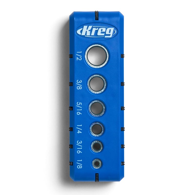 Kreg Portable Drilling Guide 6 Hardened Drill Guides for Carpentry Craftsman Tool Accessory