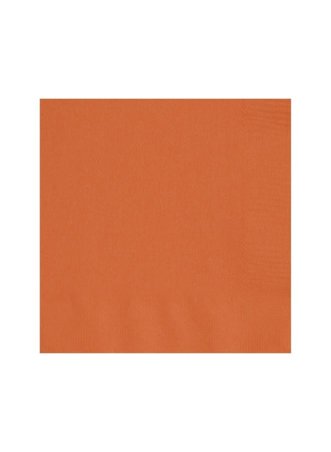 Unique Pumpkin Orange Luncheon Napkin - Image 2