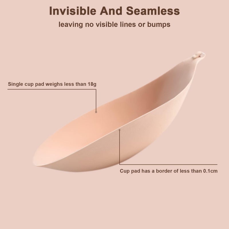 Awant Awant Strapless Sticky Bra (US, Cup Band, C, Beige)  - Image 2