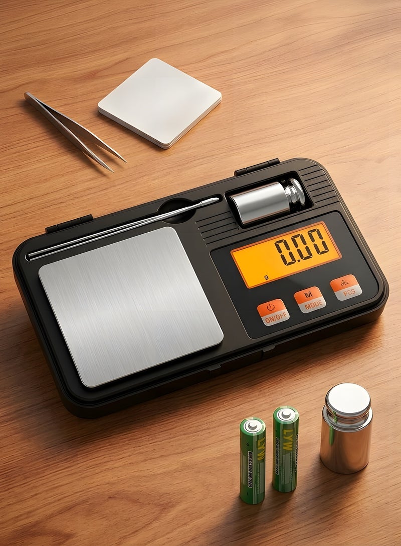 Digital Scale 200G X 0.01G GRAM Scale With Pocket Size, 50G Calibration Weight,6 Units Conversion, Lcd Back-Lit Display, Use For Jewelry/Medicine/Food/Powder/Coin - Image 3