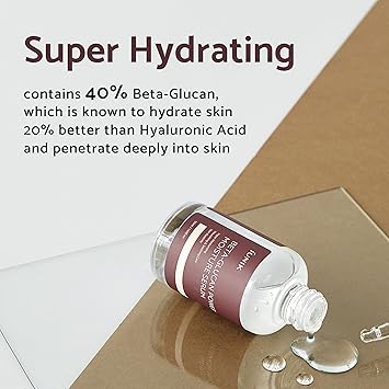 IUNIK BetaGlucan Power Deep Moisture Vegan Serum 400000 ppm Intense Hydration Mushroom Yeast Extracts Dry Mature Sagging Sensitive Skin Cell Regenerating Lifting 50ml - Image 4