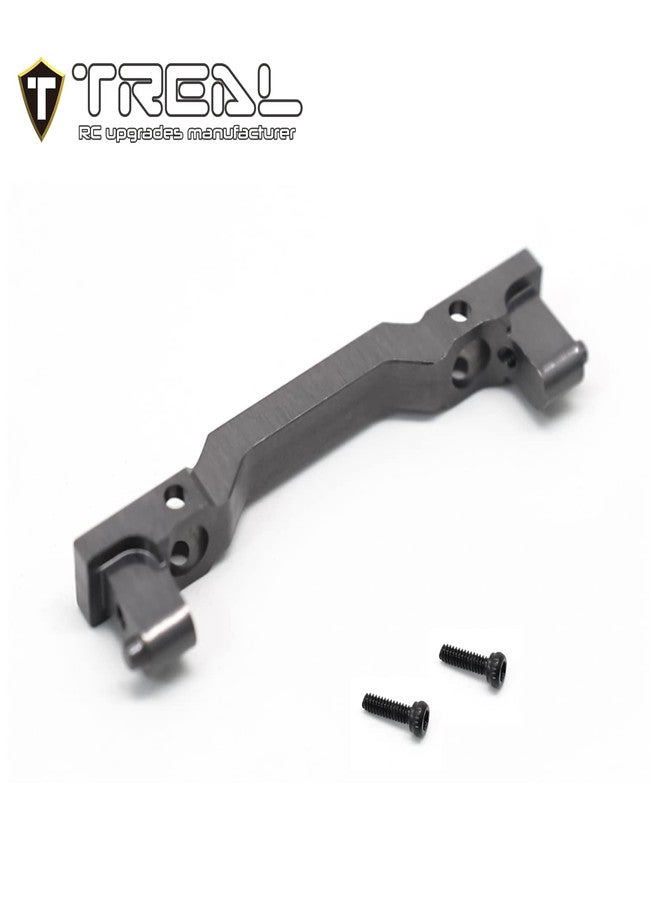 TREAL Aluminum 7075 Front Bumper Mount for Axial SCX24 Deadbolt AXI90081 1/24 RC Crawler Car Upgrade Parts (Gray) - Image 3
