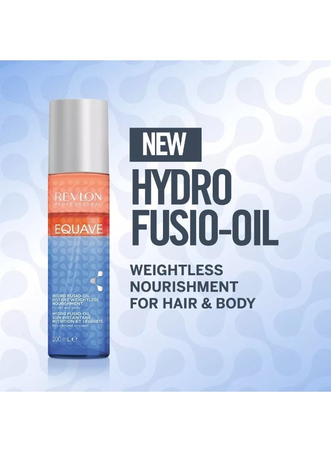 Revlon Professional Equave 3 Phase Hydro Fusio Oil Weightless Nourishment 200 ml - Image 3