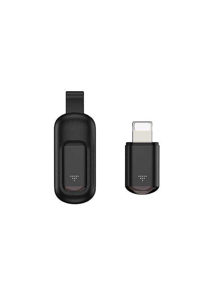 Healife - Mini Smartphone IR Remote Controller Adapter for iPhone Infrared Universal Remote Control All in One Air Conditioner/TV (for Lighting, BLACK) - Image 1