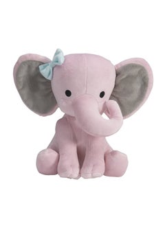 Bedtime Originals Bedtime Originals Twinkle Toes Pink Elephant Plush, Hazel, 1 Count (Pack of 1)  - Image 1