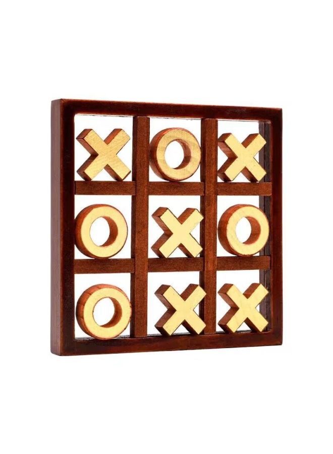 لعبة شطرنج خشبية ثلاثية الأبعاد XO للأطفال، ألعاب تعليمية في مرحلة الطفولة المبكرة، لعبة طاولة معركة ترفيهية، مكعبات بناء، ألعاب شطرنج تفاعلية