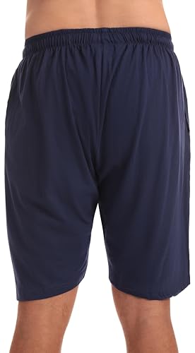 At The Buzzer 14501-Navy-XL At the Buzzer Men's Pajama Shorts / Sleepwear / PJs,Navy,X-Large - Image 3