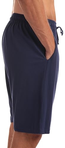 At The Buzzer 14501-Navy-XL At the Buzzer Men's Pajama Shorts / Sleepwear / PJs,Navy,X-Large - Image 2