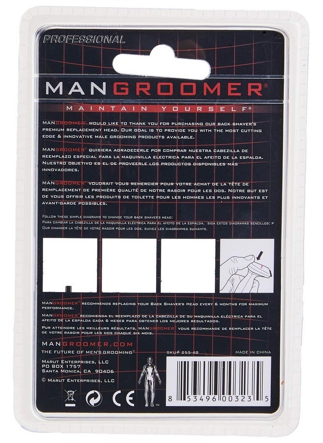 MANGROOMER - Angroomer Sku 25548 Professional Premium Replacement Head - Image 1