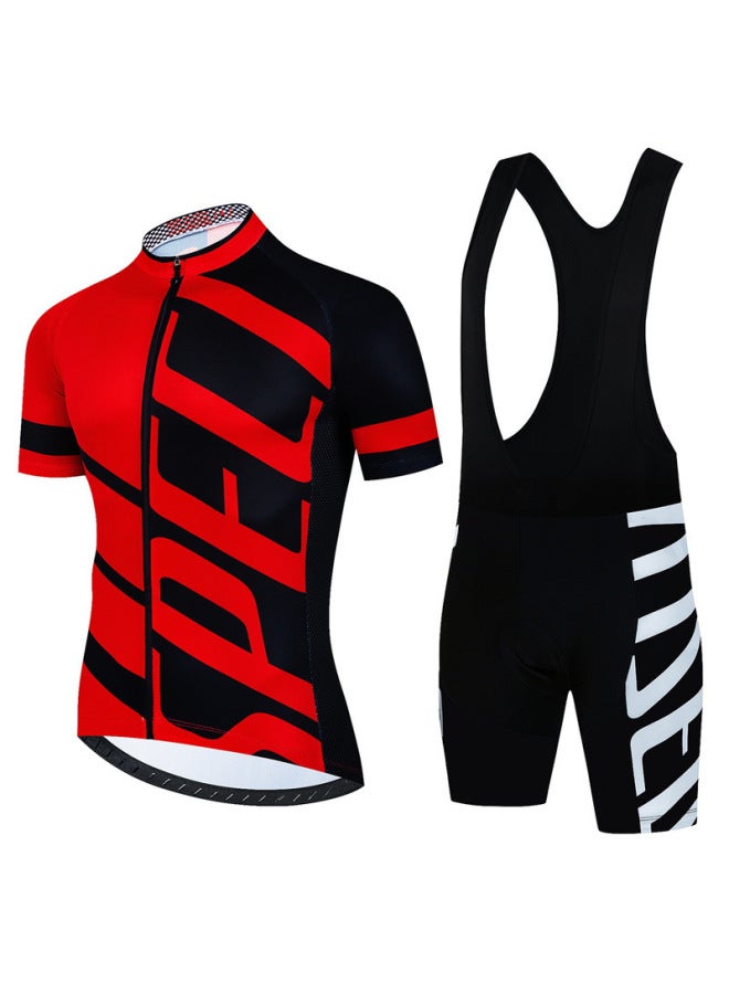 Summer Cycling Jersey Short Sleeve Set Outdoor Bike Cycling Wear