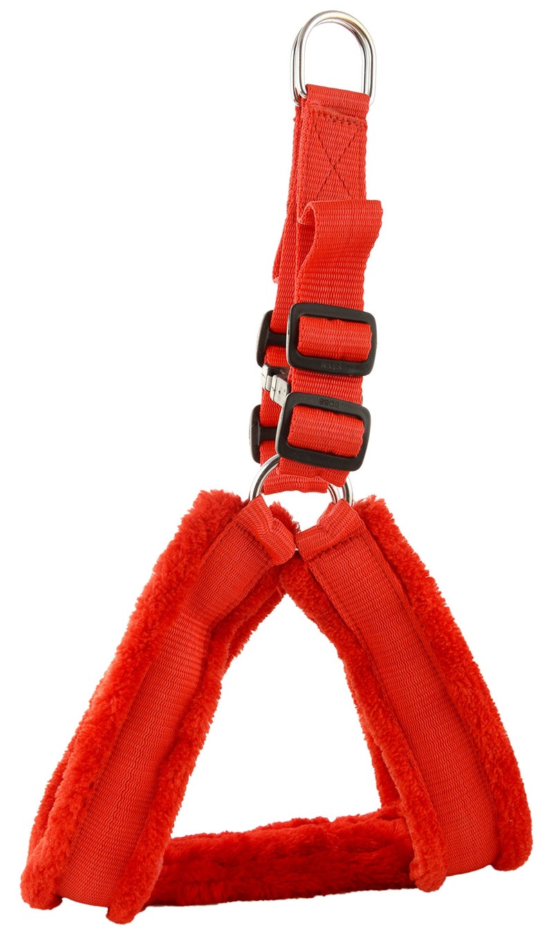Skora Fancy Fur Large Dog Harness (Large,red) - Image 3