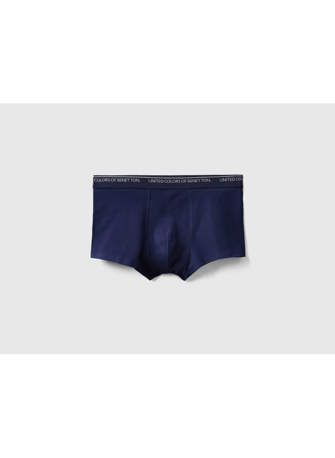 يونايتد كولورز أوف بينتيون Fitted Boxers In Organic Cotton