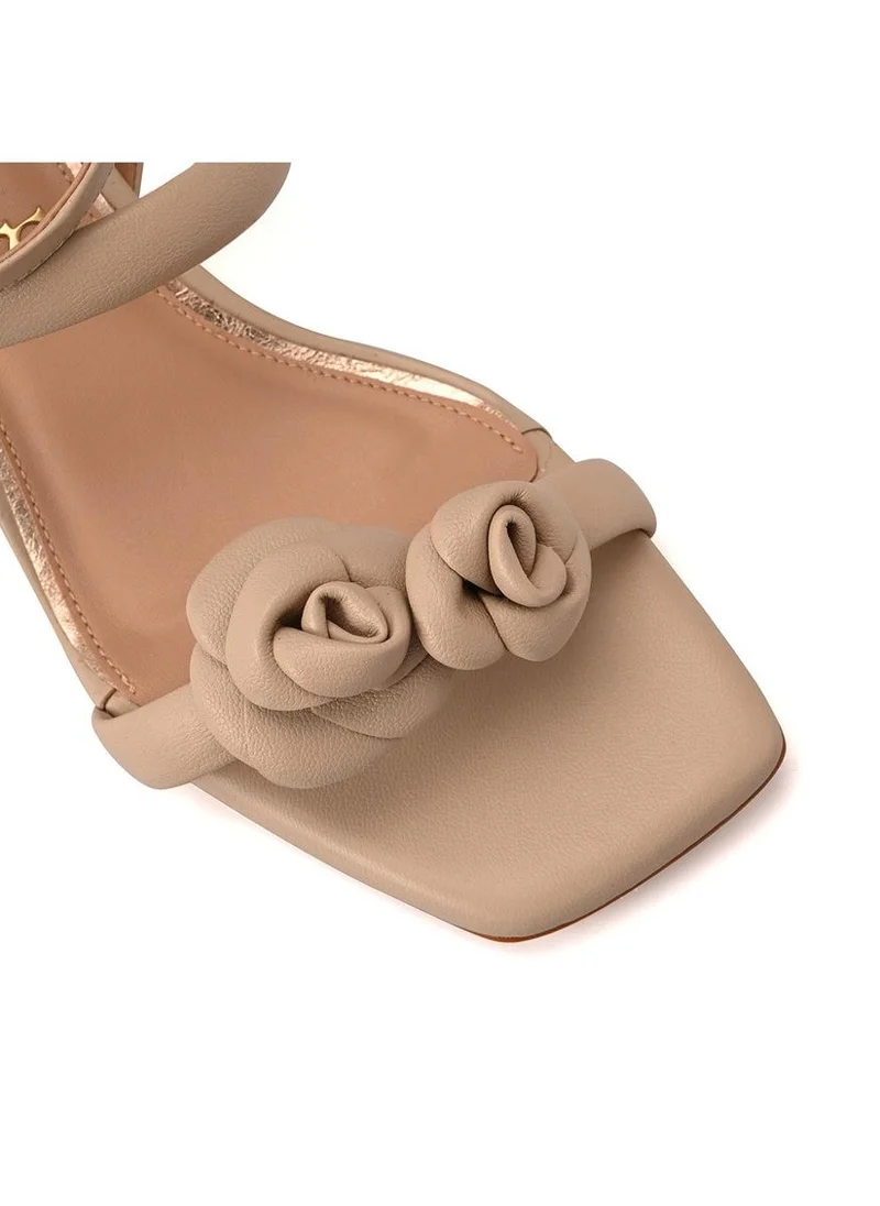 Carmen Steffens  Ivory Flower Sandal for Women | Best Price UAE