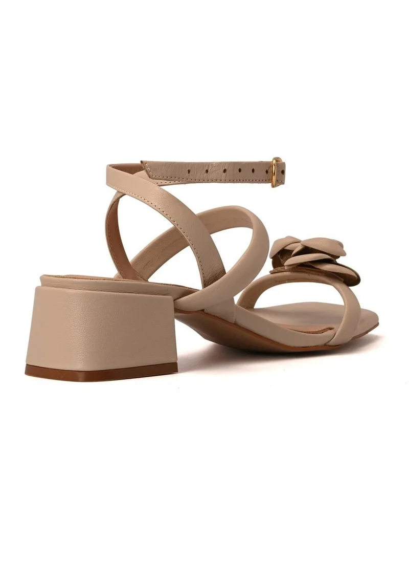 Carmen Steffens  Ivory Flower Sandal for Women | Best Price UAE