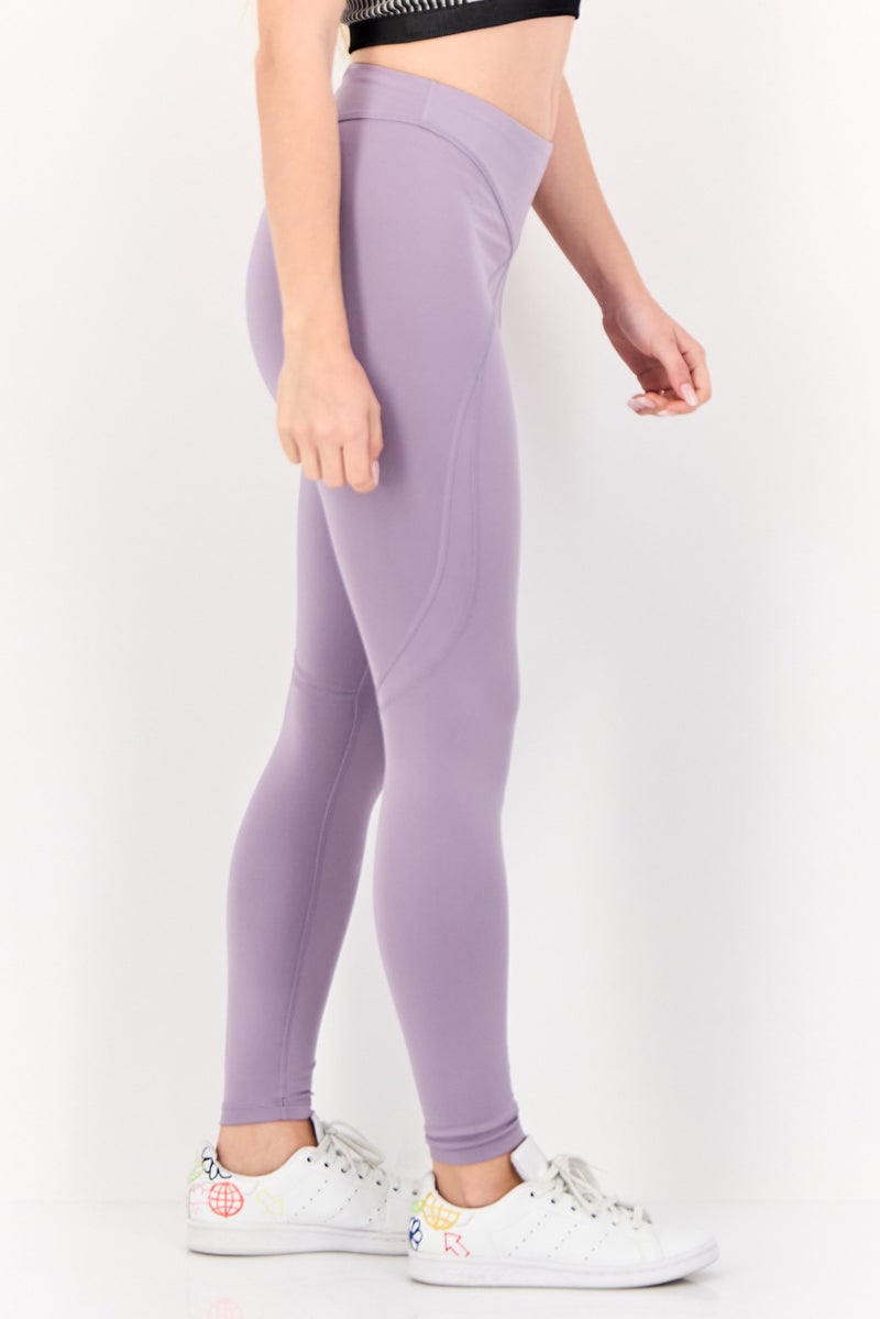PUMA Women Sportswear Fit Brand Logo Training Leggings, Pale Purple - Image 2