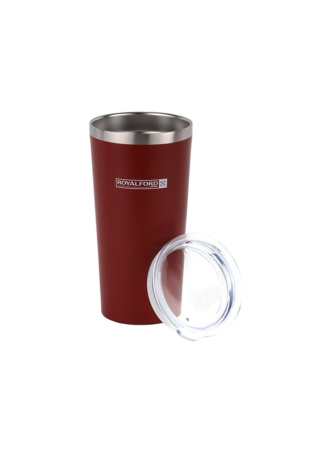 Royalford 600ml Vacuum Mug RF12327 Double Wall Stainless Steel Body and Keeps Your Drinks Hot or Cold Leak-Proof and Portable Design Suitable for Indoor and Outdoor Multicolor 600ml - Image 2