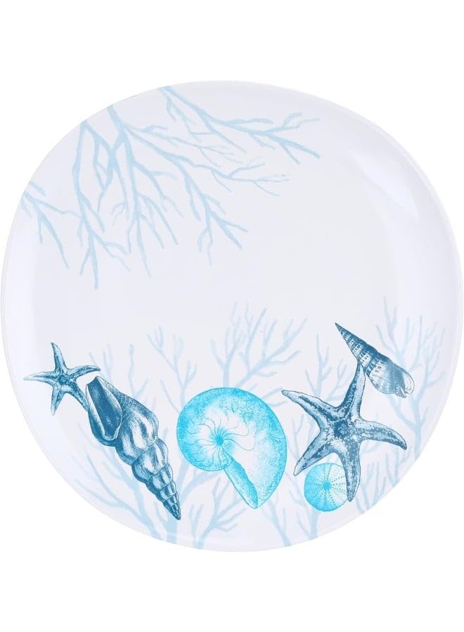 Moments Melamine Dessert Plate, 23 Cm Size, Malibu