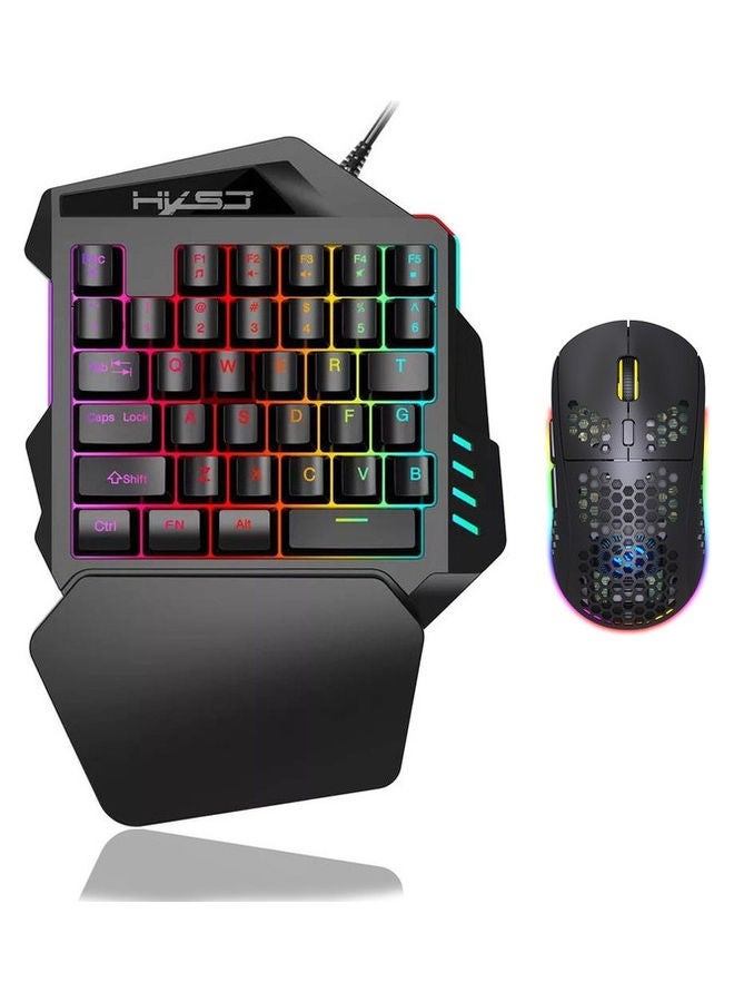NIBEMINENT Gaming Keyboard and Mouse Set - Image 1