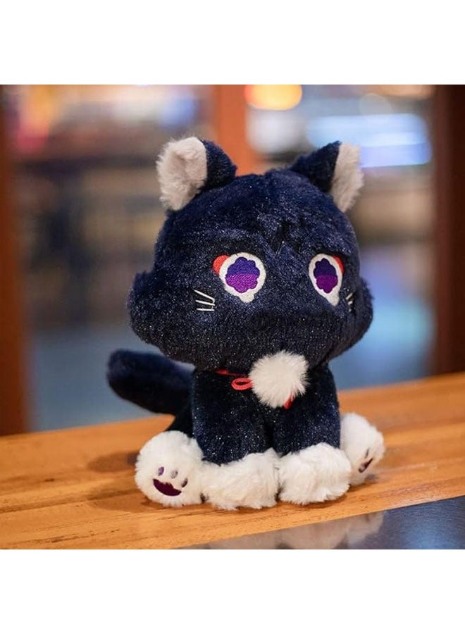 Genshin Impact Cat Plush Toys, Wanderer Cat Plush Stuffed Animal Plush Toys, Cute Genshin Impact Scaramouche Cat Plush Doll Stuffed Toys, Soft Mascara Cat Plush Pillow, Kids Plush Doll Gifts - Image 3