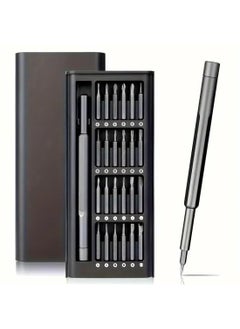 24 in 1 Small Mini Magnetic Precision Screwdriver Bits Set, Eyeglasses, Computer, Electronic, Watch Repair Kit with Phillips and Star Tiny Screw Driver Home Kit