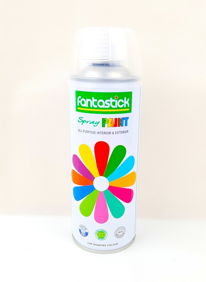 Fantastick 400ml All Purpose Spray Paint Clear Color - Image 1