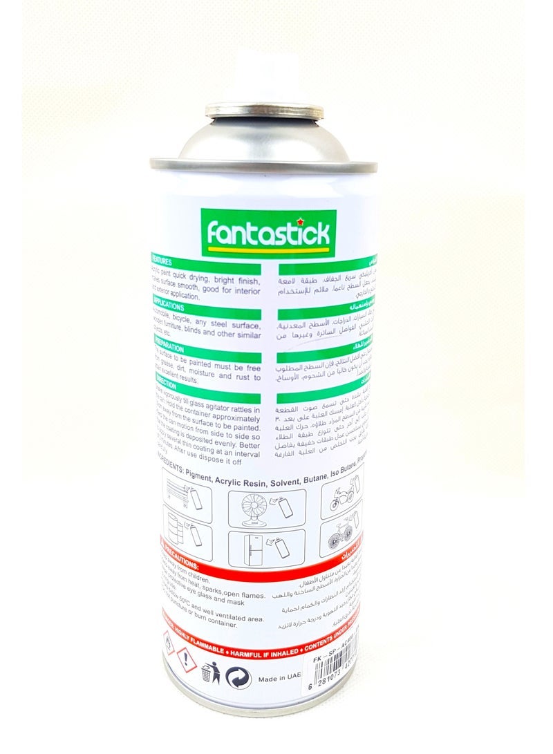 Fantastick 400ml All Purpose Spray Paint Clear Color - Image 2