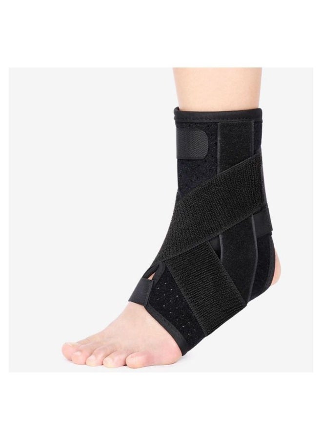 Ankle Support Medical Fixation Belt for Ankle with Steel Plates, External Brace for Fractures, Sprains and Ligament Injuries, Black Color - Image 5