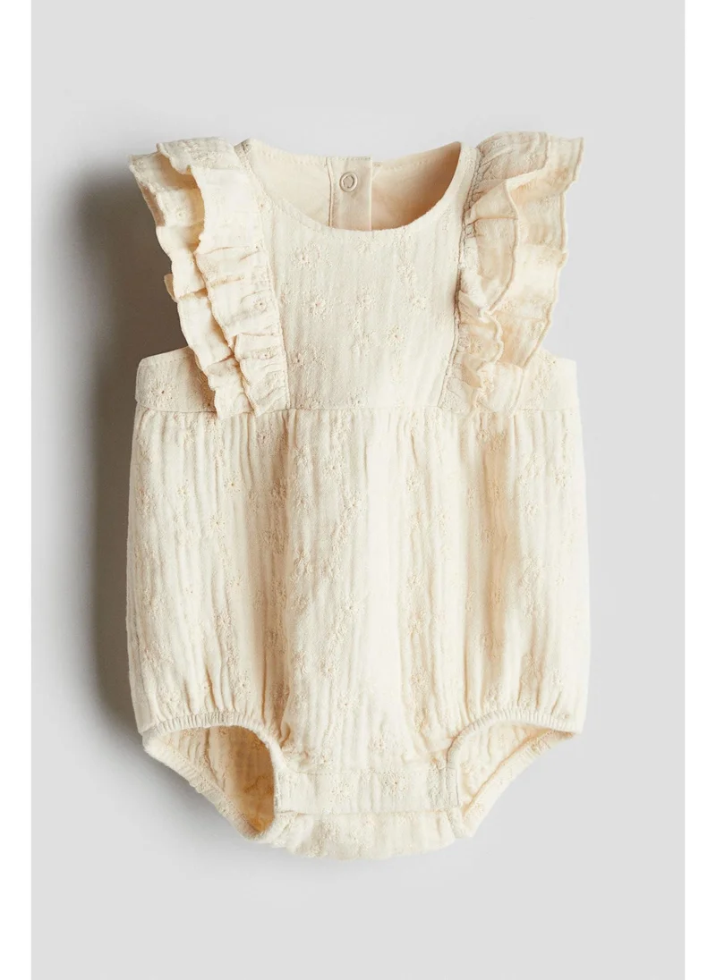 اتش اند ام Frilled romper suit