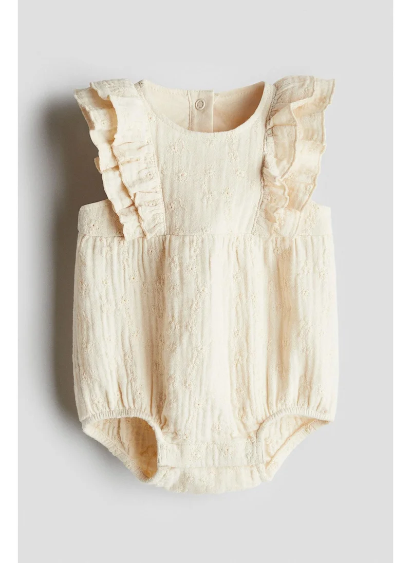 H&M Frilled romper suit