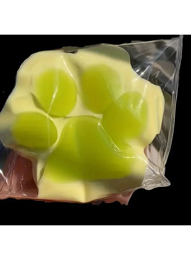 Green Slow Rebound Cat Paw Sensory Toy Sticky TPU Mud Feel Novelty Gift - Image 4