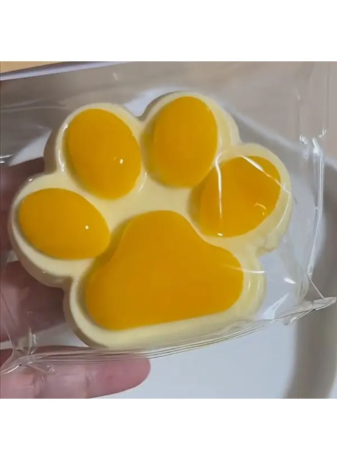 Green Slow Rebound Cat Paw Sensory Toy Sticky TPU Mud Feel Novelty Gift - Image 5