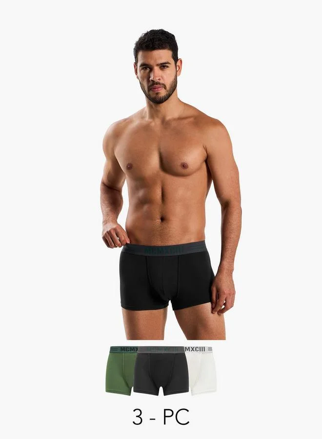 سبلاش فيڤ Men Printed Waistband Hipster Briefs - Pack of 3