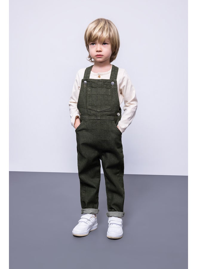 Babyboy Regular Fit Long Sleeve Denim Overalls