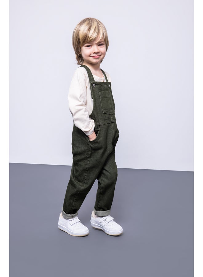 Babyboy Regular Fit Long Sleeve Denim Overalls
