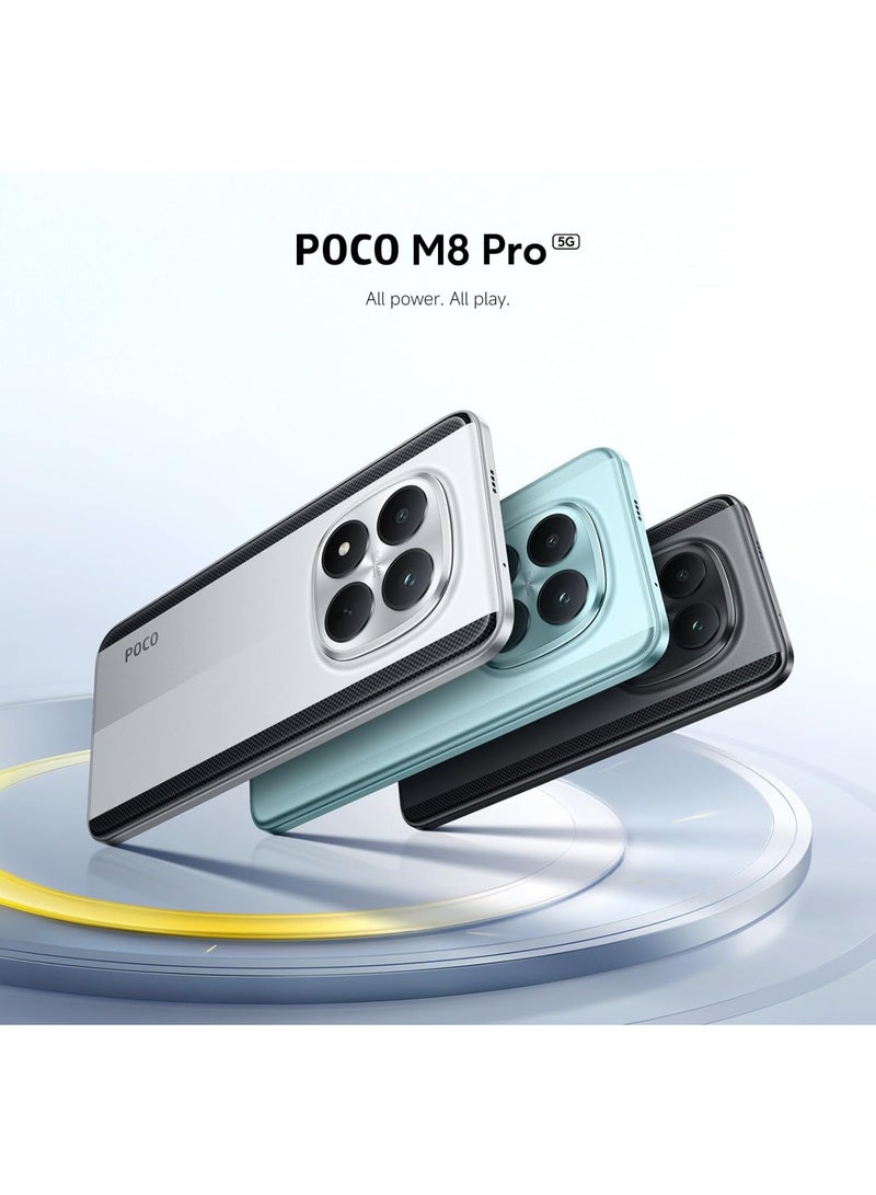 POCO M8 Pro 5G 12+512GB, Snapdragon 7s Gen 4,6.83" CrystalRes 1.5K AMOLED display, Massive 6500mAh (typ) battery,Black - Image 2