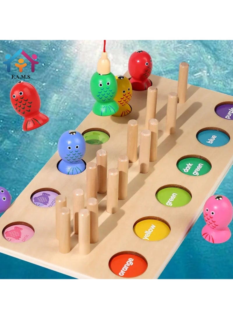 F.A.M.S 3 in 1 Cartoon Animal Wooden Puzzle Jigsaw Game Toys Shape Pairing Early Education Learn Puzzle Develop Kids Hand-eye Coordination  - Image 5