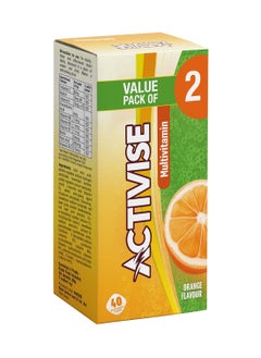 Multivitamin Effervescent Tablets, Orange Flavour, 40 Tablets