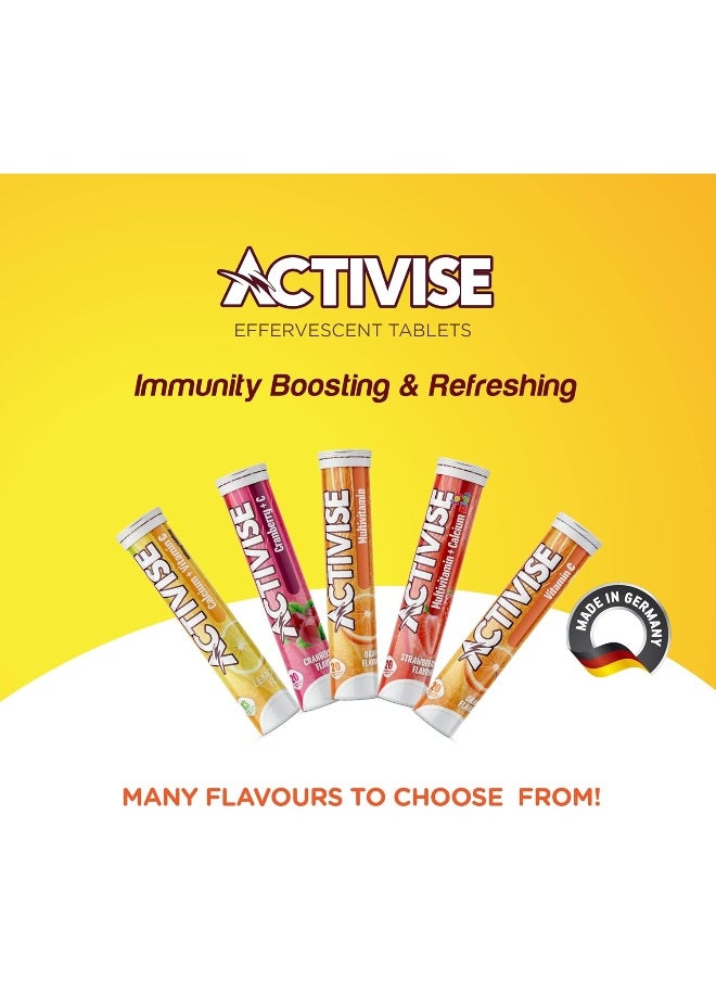 Activise - Multivitamin Effervescent Tablets, Orange Flavour, 40 Tablets - Image 1