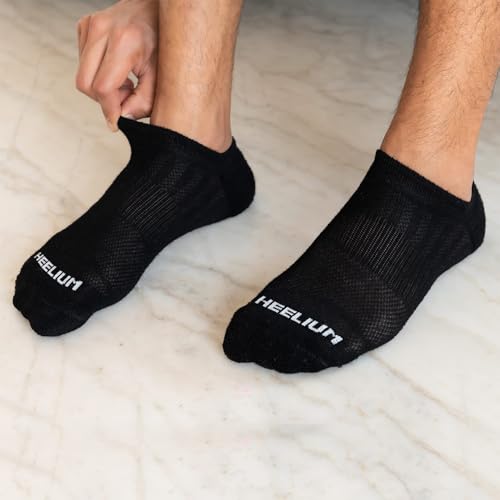 HEELIUM Bamboo Ankle Socks for Men & Women | Ultra-Soft, Odour-Free, Thin & Breathable | 3X Softer than Cotton | Sizes - M (UK 4-8) & L (UK 9-13) - Image 4