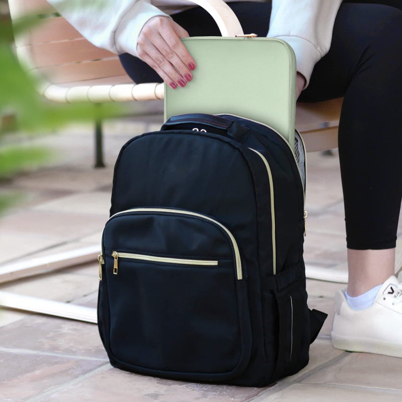 Vandel MacBook Air 13 inch Laptop Sleeve, Fits 13-13.3 inch Laptops: Neoprene MacBook Air & Pro Case, Chromebook, HP Soft Cover | Thin Computer Carrying Bag, Sage Green Mac (M1 & M2) Pouch - Image 3