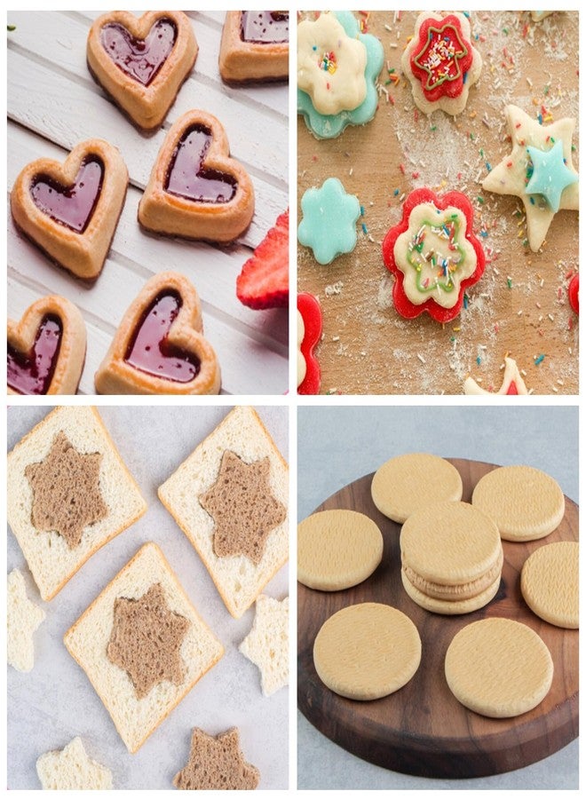 براساكو قطاعة بسكويت من الفولاذ المقاوم للصدأ، مناسبة للبسكويت والطين البوليمري - Image 3