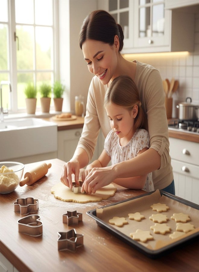 براساكو قطاعة بسكويت من الفولاذ المقاوم للصدأ، مناسبة للبسكويت والطين البوليمري - Image 5