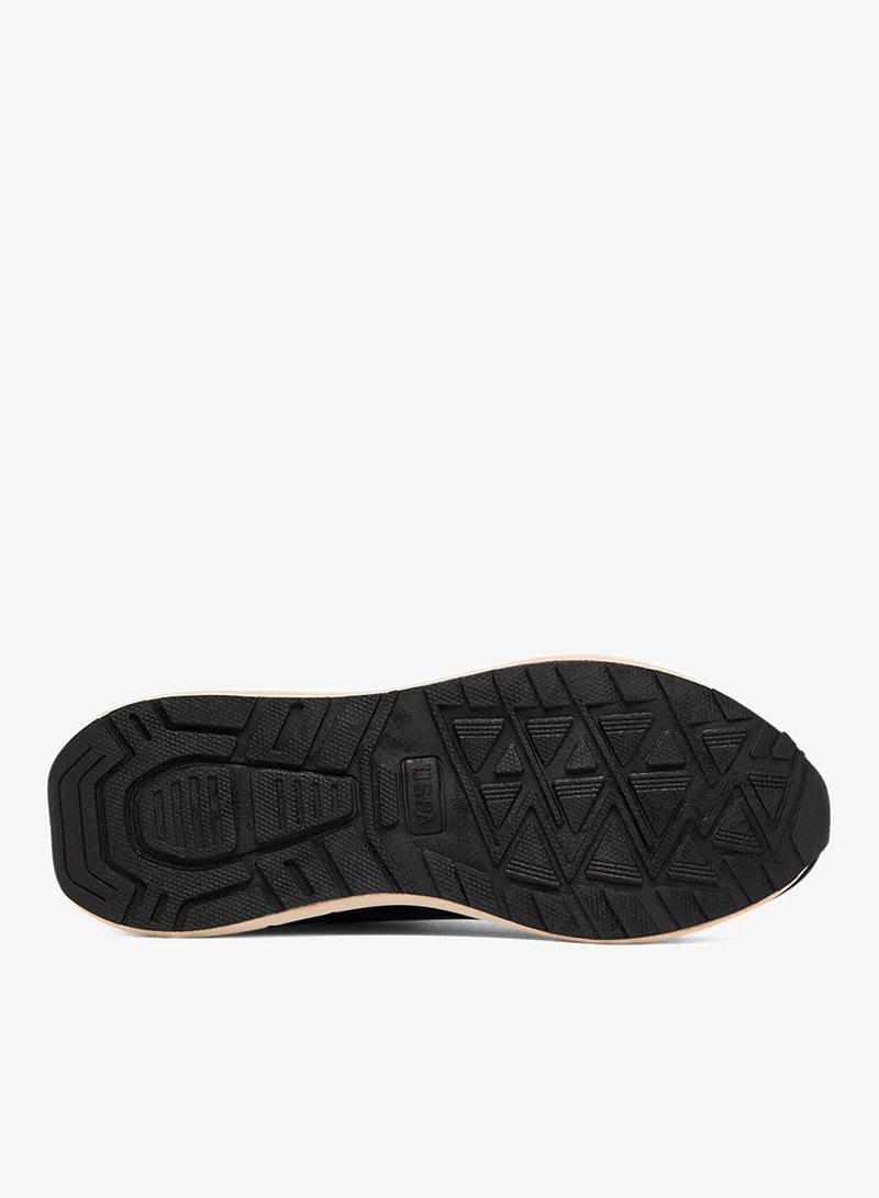 U.S. Polo Assn. Black Men's Black Low-Top Limited Edition Sneakers Shoes - Timeless Style, Feather-Light Feel, Walk the Talk! for Men | Best Price UAE