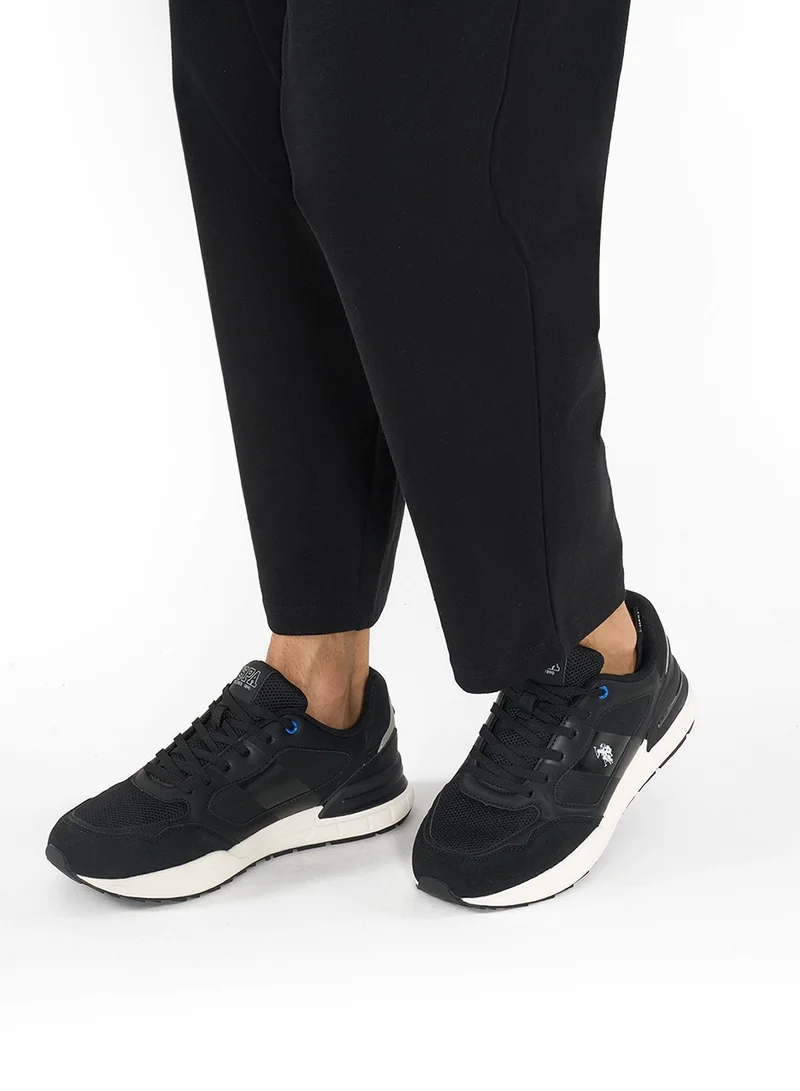 U.S. Polo Assn. Black Men's Black Low-Top Limited Edition Sneakers Shoes - Timeless Style, Feather-Light Feel, Walk the Talk! for Men | Best Price UAE