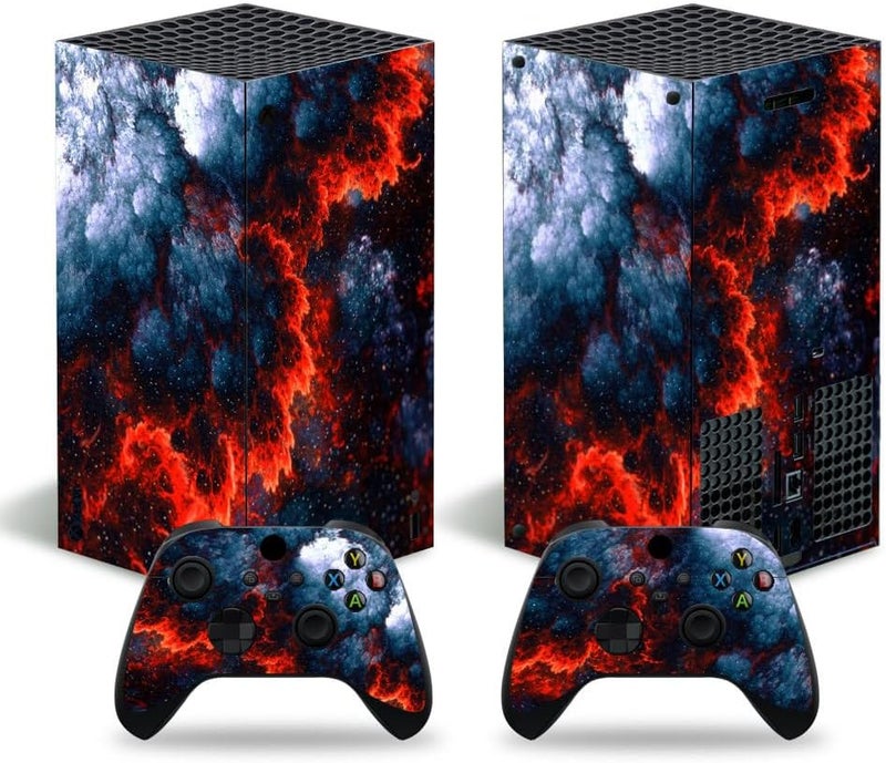 Xbox Series X Digital Stickers Full Body Vinyl Skin Decal Protective Cover for Microsoft Xbox Series X Digital Console and Controllers (Series X Digital D)