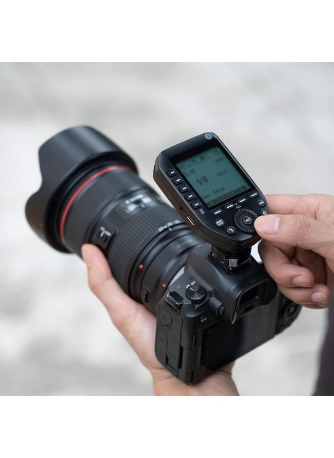 Godox Godox XProII-C Wireless TTL Flash Trigger for Canon – 1/8000s HSS, Bluetooth Control, 2.4GHz, Dot-Matrix LCD – Compatible with Canon R5, R6, 5D, 6D – Godox Flash Trigger for Camera Photography  - Image 5
