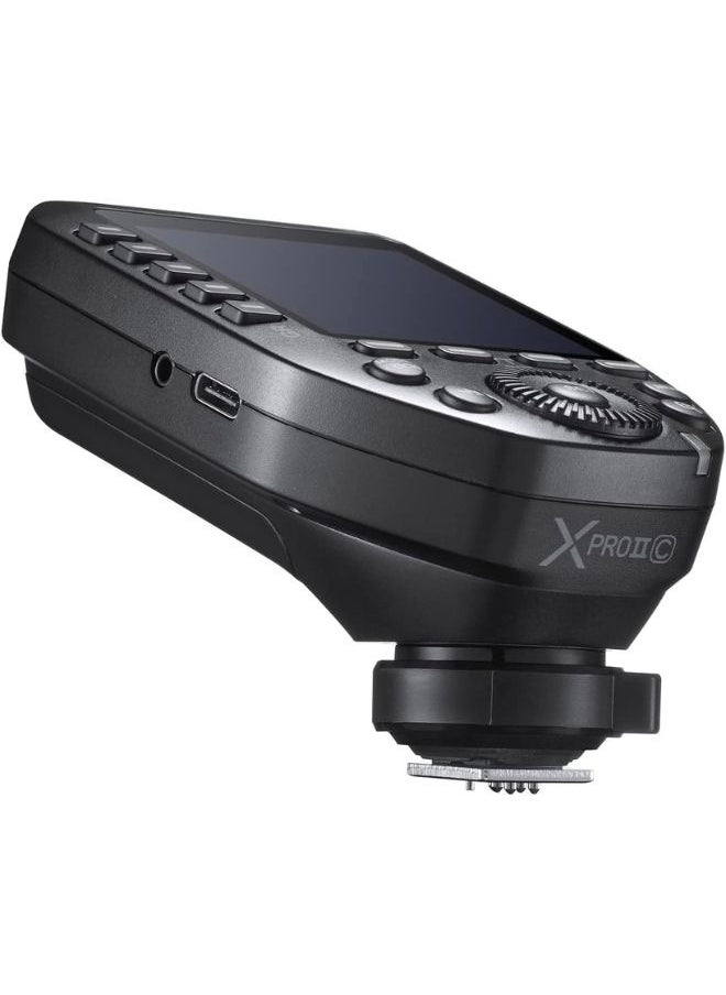 Godox Godox XProII-C Wireless TTL Flash Trigger for Canon – 1/8000s HSS, Bluetooth Control, 2.4GHz, Dot-Matrix LCD – Compatible with Canon R5, R6, 5D, 6D – Godox Flash Trigger for Camera Photography  - Image 2